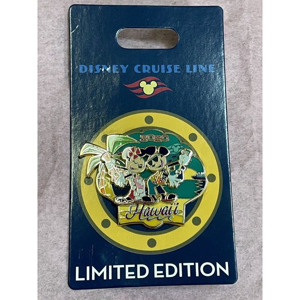 RARE 2020 Hawaii Disney Cruise Line‎ Pin DCL Mickey Minnie Limited Edition LE